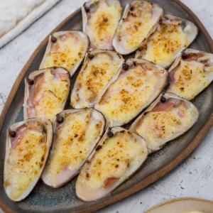 Machas Jumbo a la parmesana  12u.